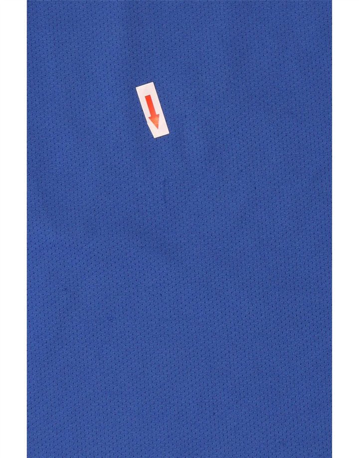 Nike Herre Dri Fit T-Shirt Top Stor Blå Polyester