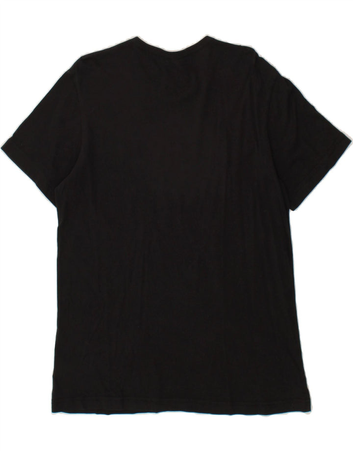 DKNY Mens Graphic T-Shirt Top Medium Black Cotton Vintage Dkny and Second-Hand Dkny from Messina Hembry 