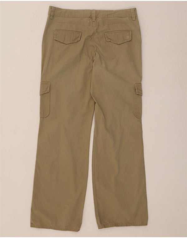 Timberland Lige Cargo-bukser til kvinder UK 12 Medium W30 L31 Beige Bomuld