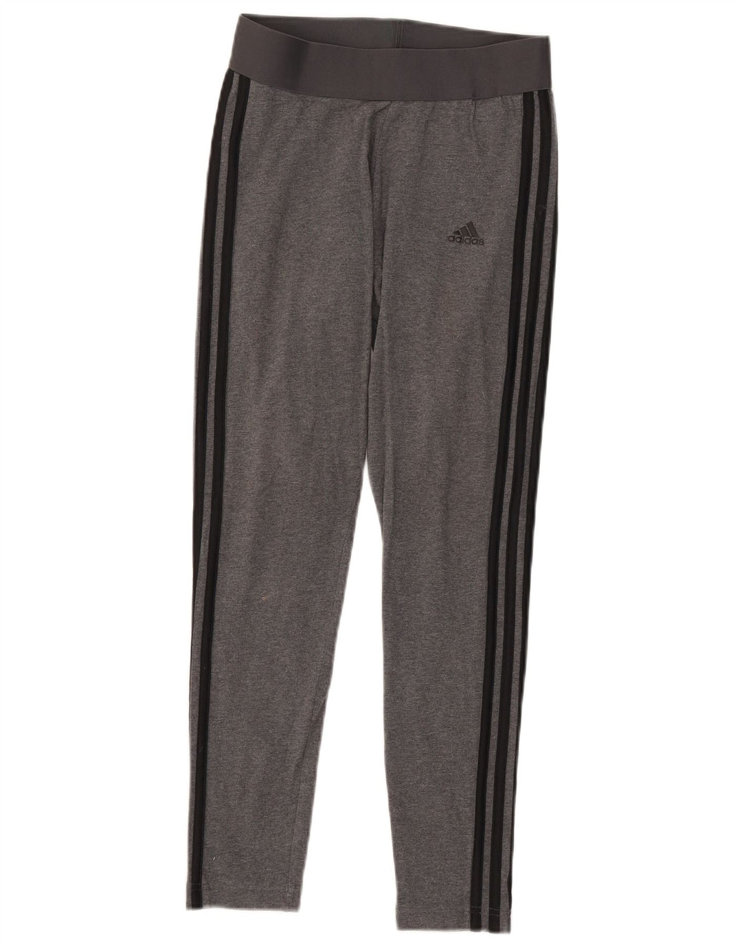 ADIDAS Dame Leggings UK 8/10 Small Grey Bomuld