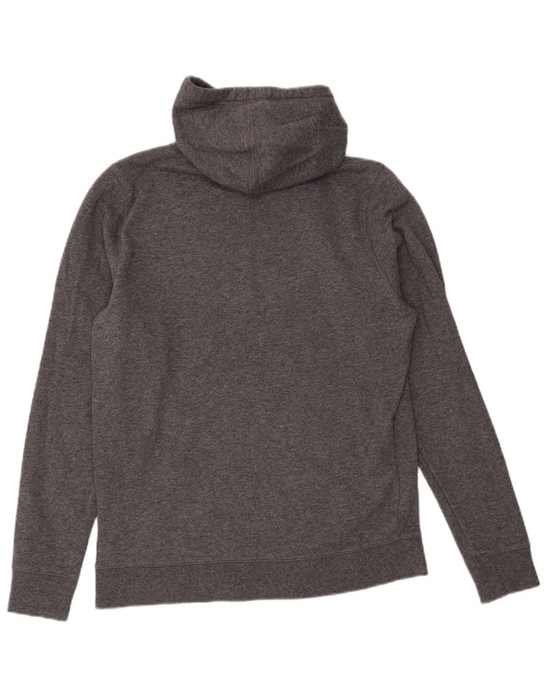 Under Armour Mens Cold Gear Hoodie Jumper Small Grey Flecked Cotton