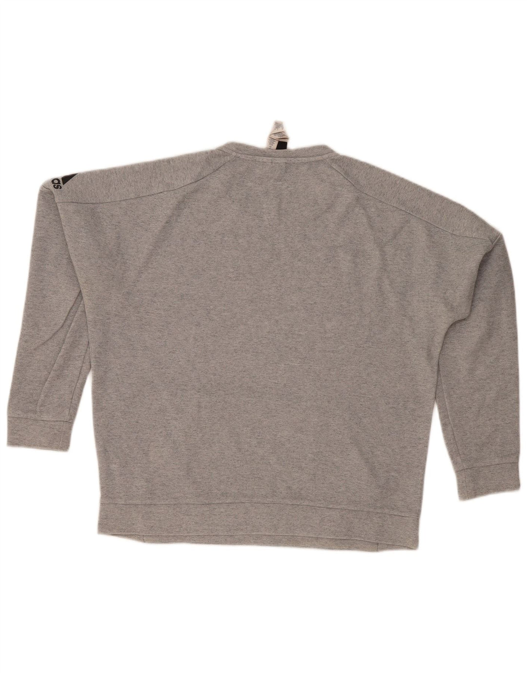 Adidas Sweatshirt til mænd, stor grå bomuld