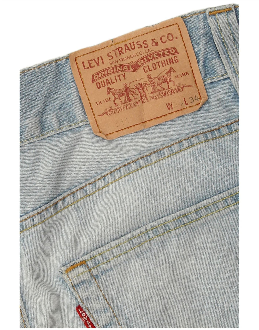 Levi's Herre 511 Slim Jeans W34 L31 Blå