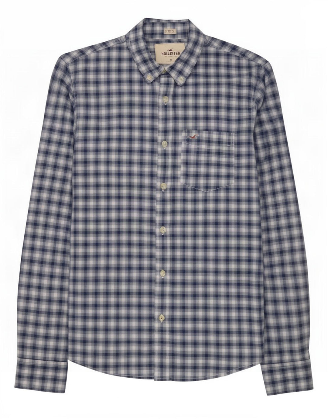 Hollister Herreskjorte Medium Blue Check