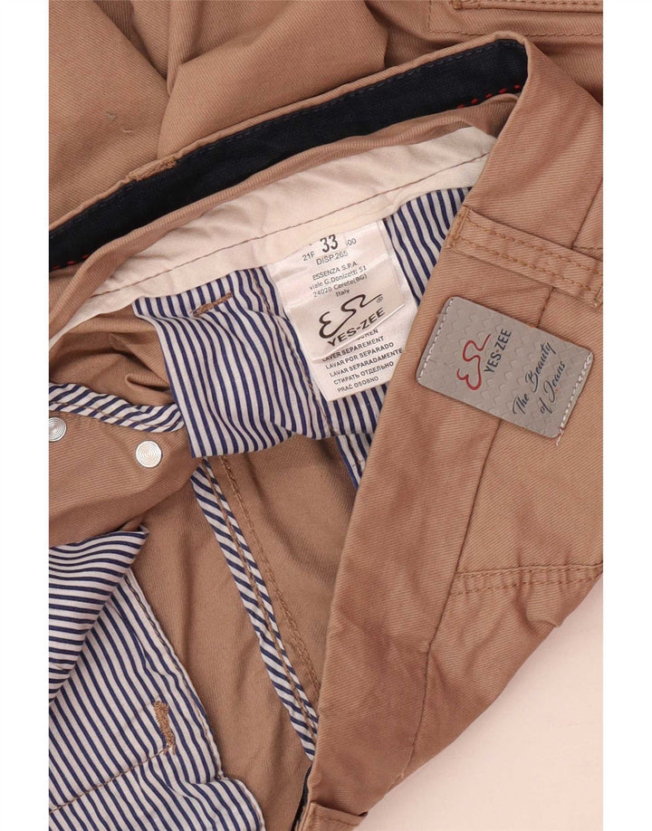 Yes Zee Herre Cargo Shorts W33 Medium Beige Bomuld