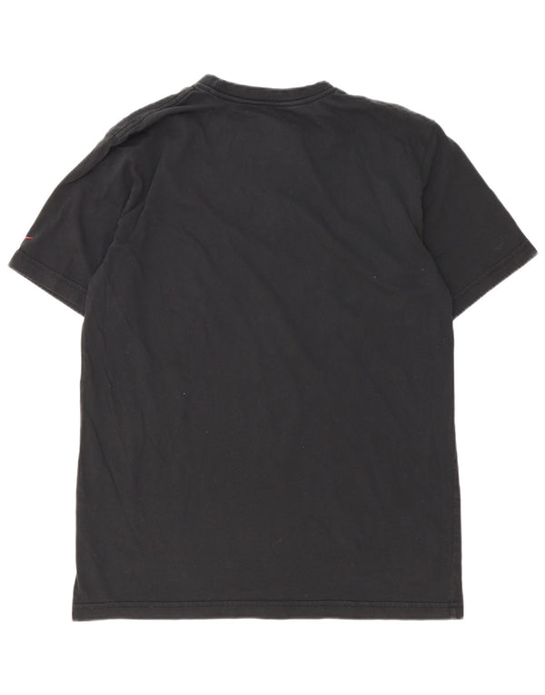 Nike Herre Standard Fit Grafisk T-Shirt Top UK 38/40 Medium Sort Bomuld