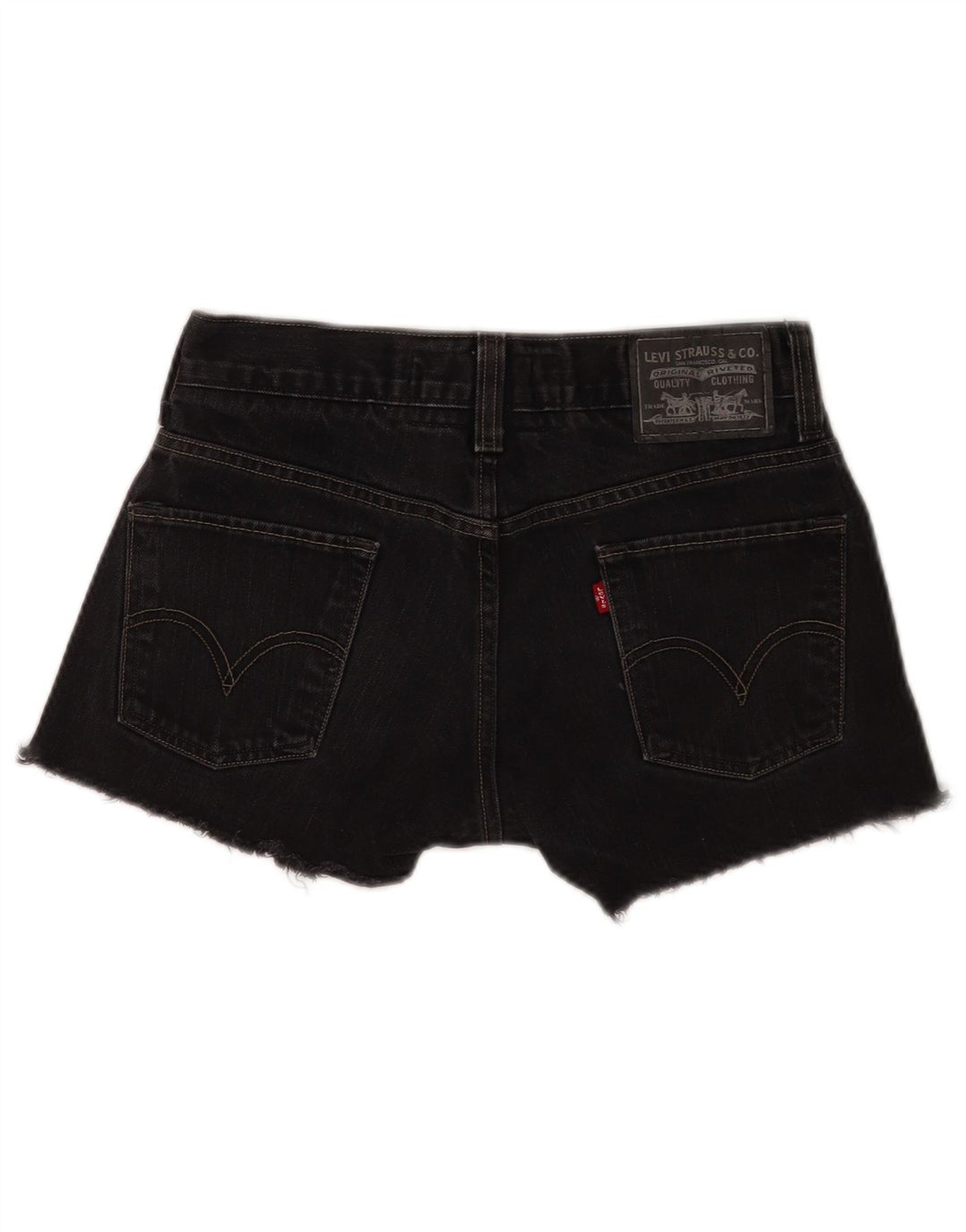 Levi's Dame 511 Skinny Denim Shorts W30 Medium Sort Bomuld
