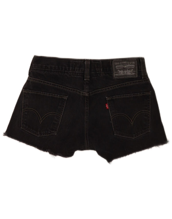 Levi's Dame 511 Skinny Denim Shorts W30 Medium Sort Bomuld