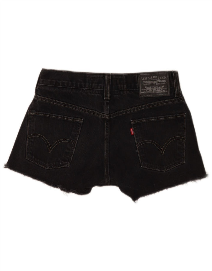 Levi's Dame 511 Skinny Denim Shorts W30 Medium Sort Bomuld