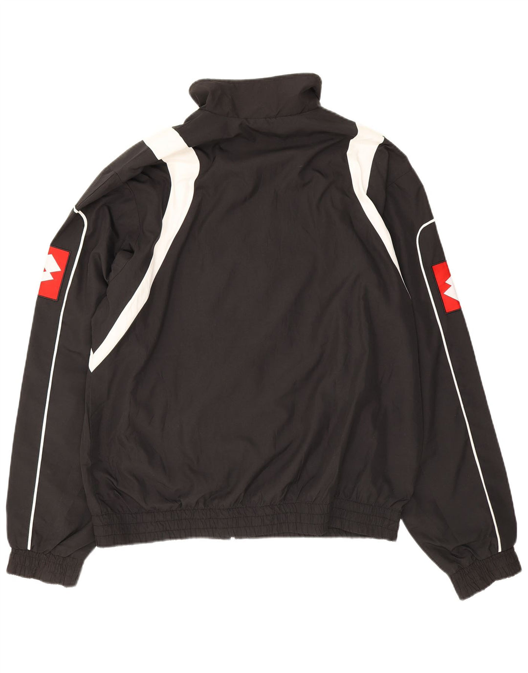 Lotto Herre grafisk træningsdragt Topjakke XL Sort Colourblock Polyester