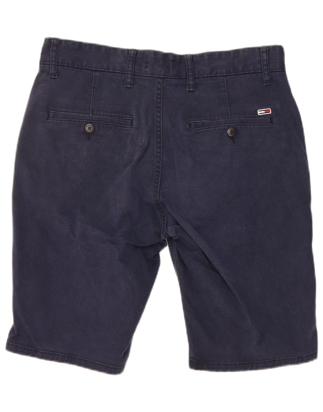 TOMMY HILFIGER Mens Chino Shorts W30 Medium Navy Blue Cotton