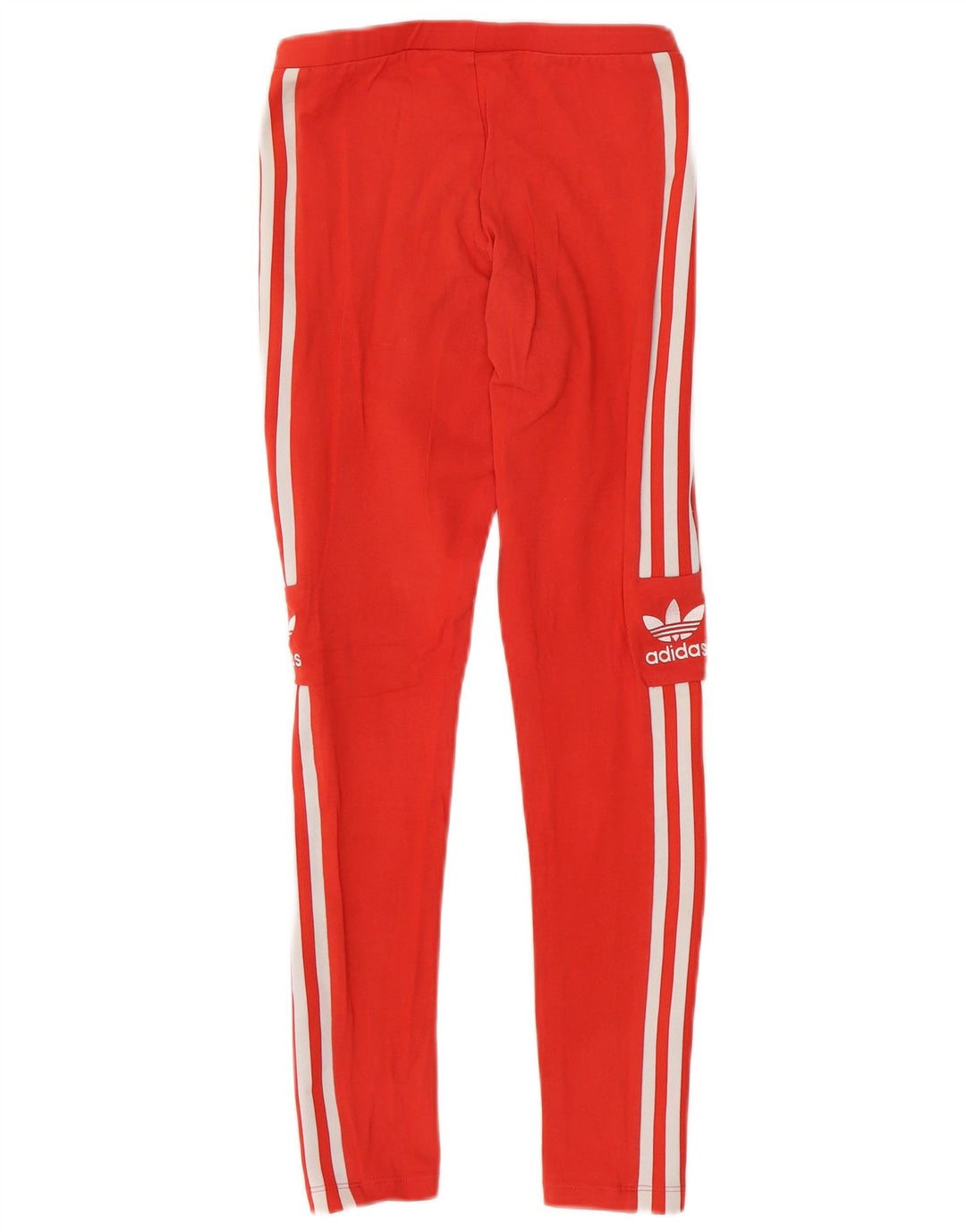 ADIDAS Dame Leggings UK 6 XS Rød Bomuld