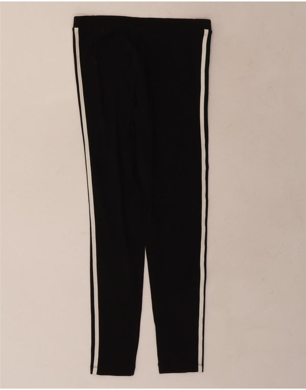 Adidas Dame Leggings UK 8 Small Black Bomuld