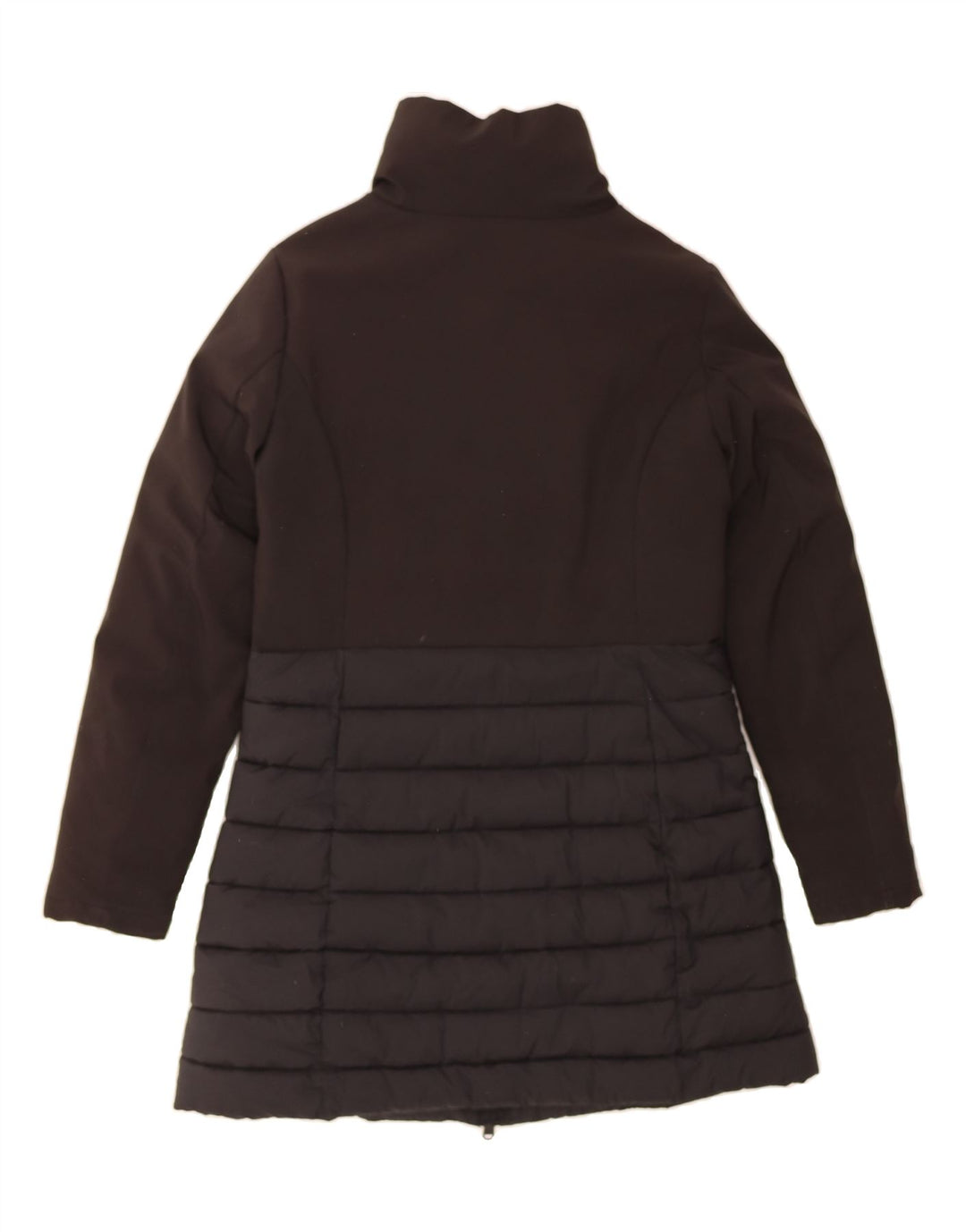 CHAMPION Womens Padded Coat UK 10 Small Black Polyester Vintage Champion and Second-Hand Champion from Messina Hembry 