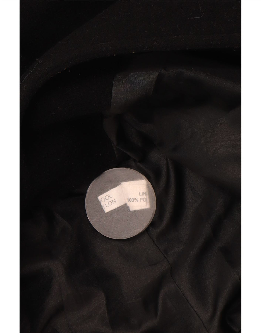 Vintage overfrakke til kvinder UK 14 Large Black Floral