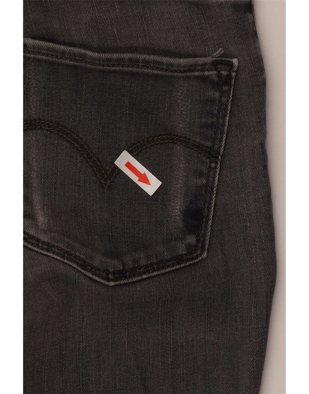 Levi's Skinny Jeans til kvinder W26 L34 Grå Bomuld