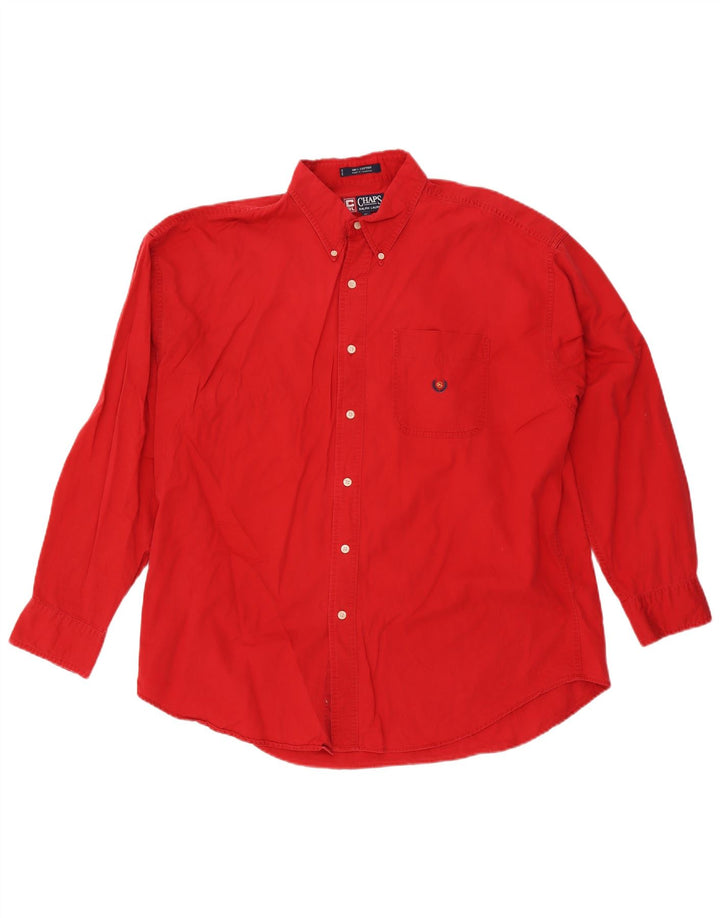 Chaps Ralph Lauren Herreskjorte XL Rød Bomuld