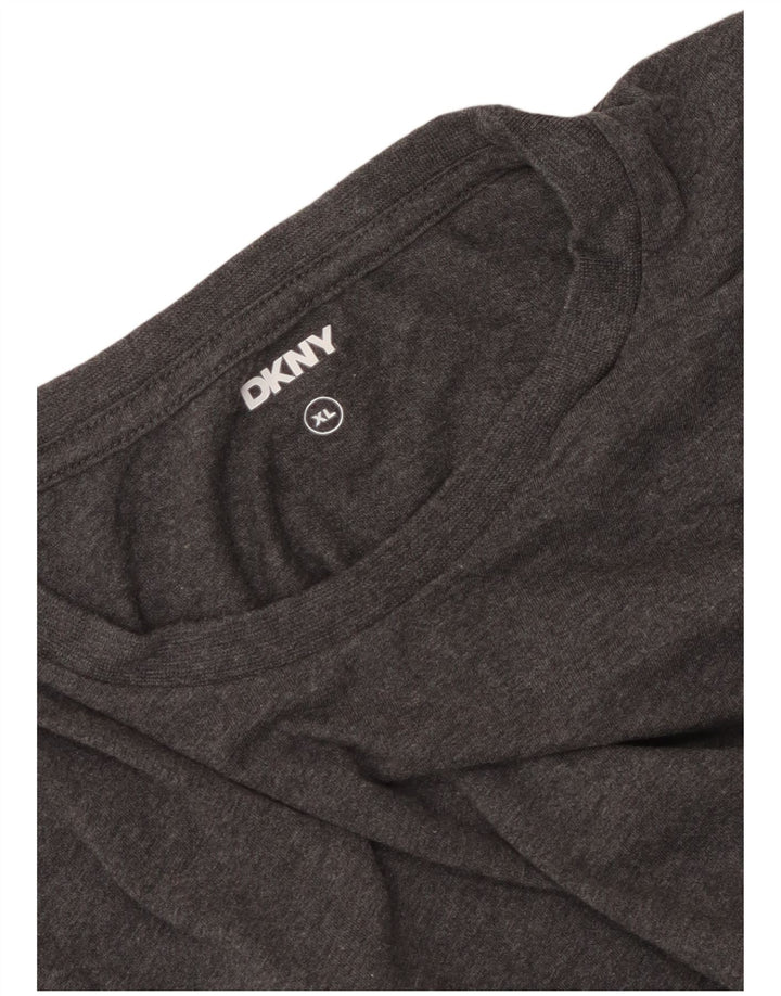 Dkny Herre T-Shirt Top XL Grå