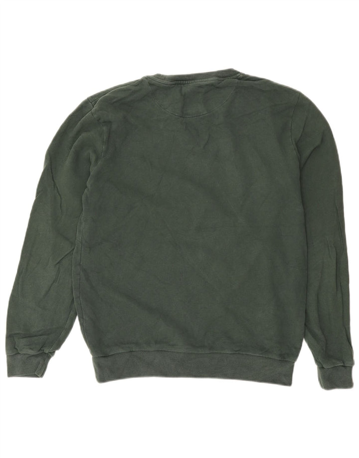 Jack Wills Herre Sweatshirt Jumper Lille Grøn Bomuld