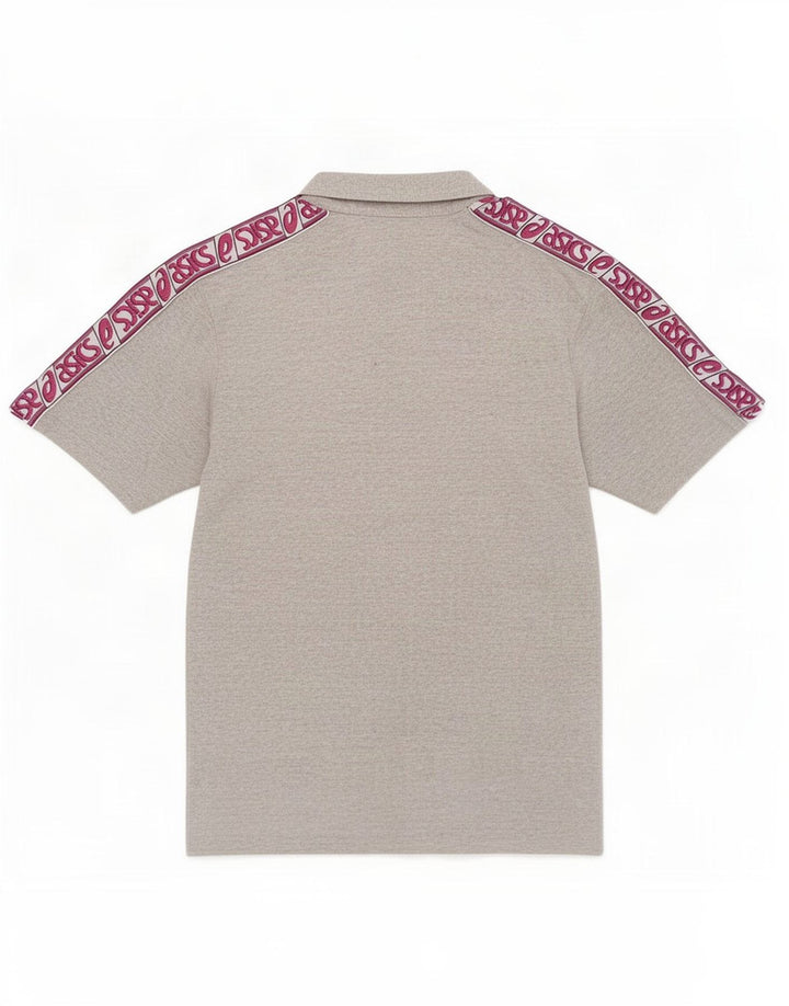 Asics Herre grafisk poloshirt Medium Grå Colourblock