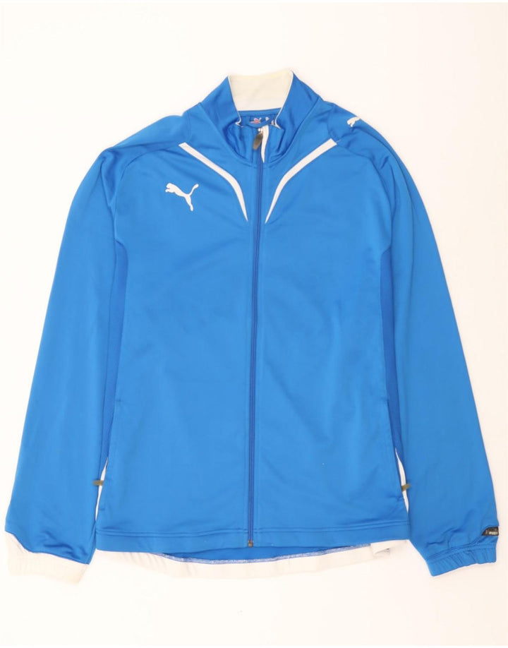 PUMA Mens Tracksuit Top Jacket XL Blue Polyester Vintage Puma and Second-Hand Puma from Messina Hembry 