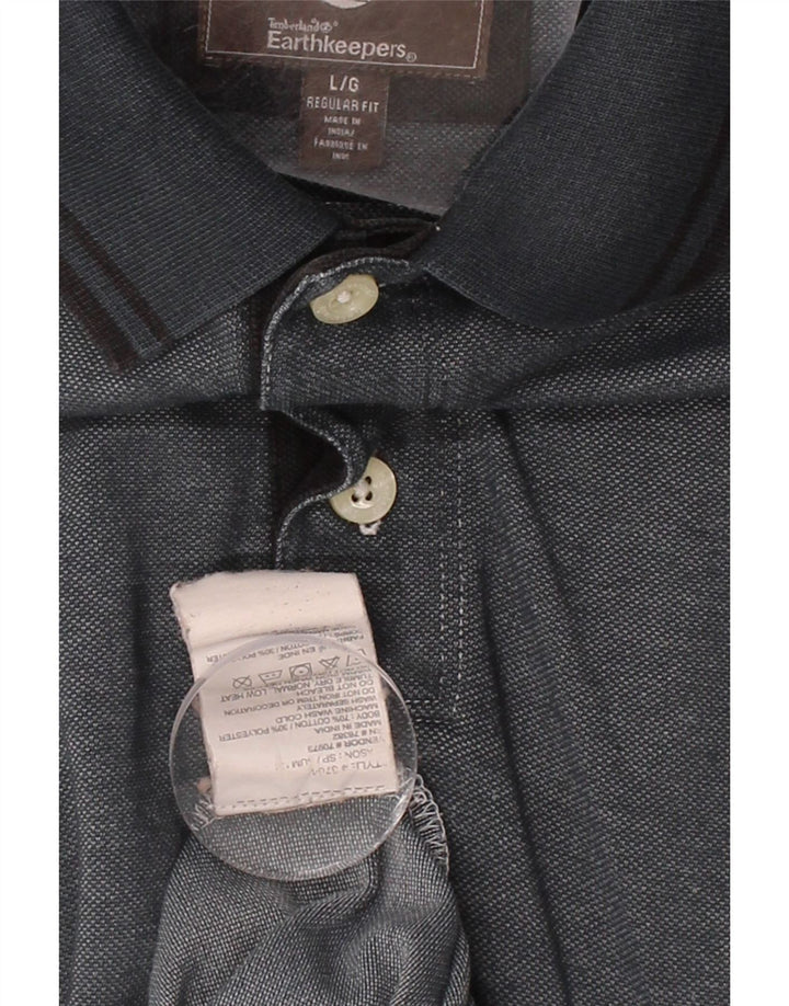 TIMBERLAND Herre Regular Fit poloshirt Stor marineblå bomuld