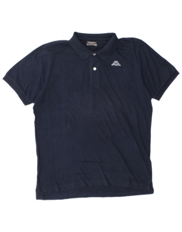 Kappa herre poloshirt XL marineblå bomuld