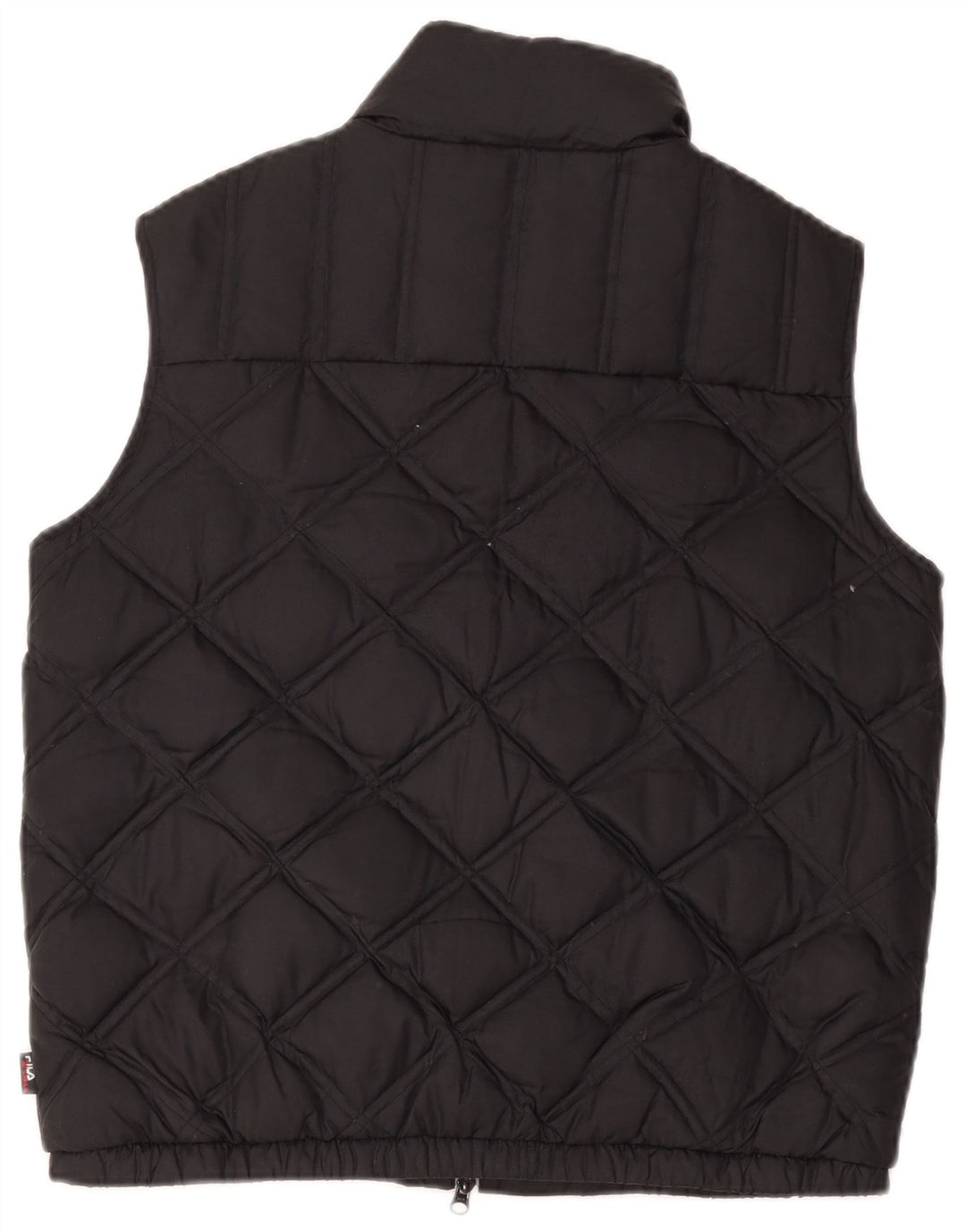 Fila Womens Polstret Gilet UK 14 Medium Black Polyester
