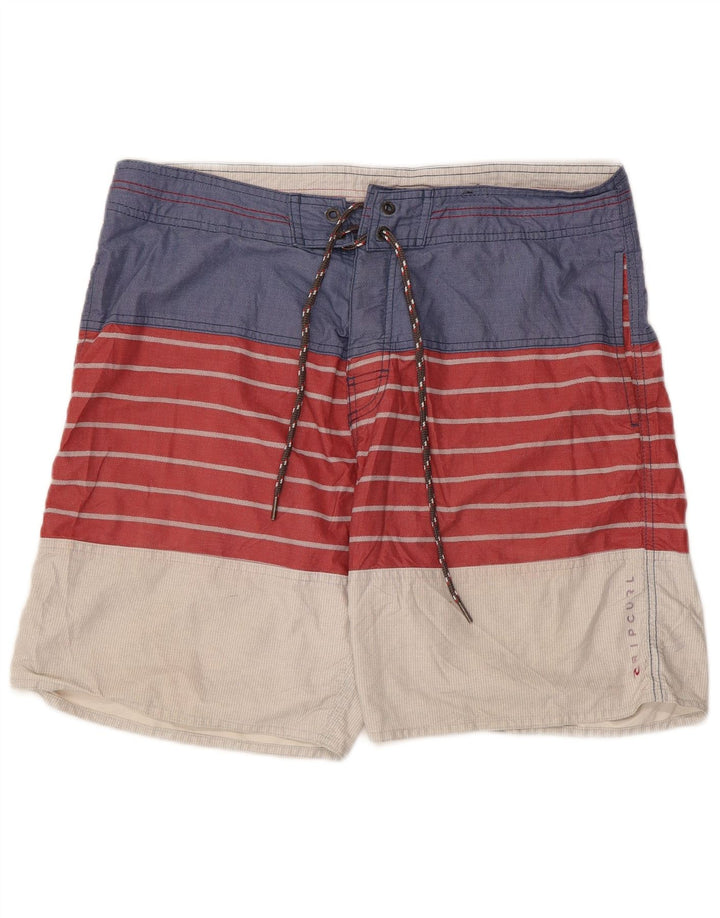 Rip Curl Badeshorts til mænd store flerfarvede Colourblock Polyester