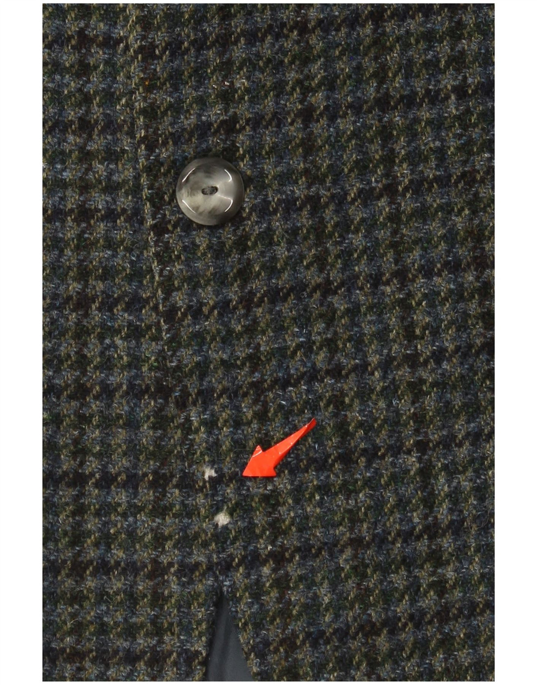 Konen Munchen Herre 3 Button Blazer Jacket EU 50 Large Green Houndstooth