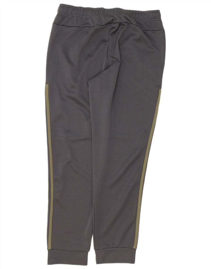 ADIDAS Mens Tracksuit Trousers Joggers Large Grey Polyester