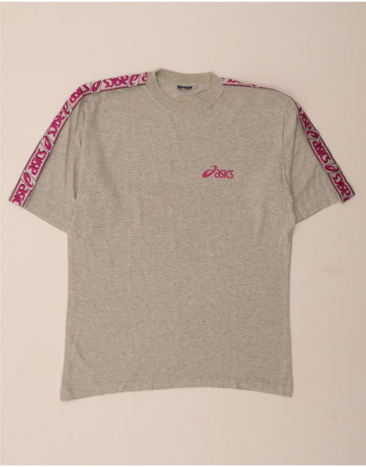 ASICS Womens Graphic 2 Piece Set UK 20 2XL Grey Cotton Vintage Asics and Second-Hand Asics from Messina Hembry 