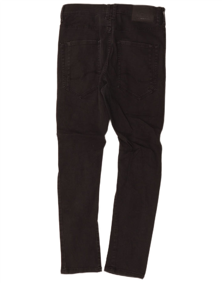 Jack & Jones Herre Slim Jeans W28 L27 Sort Bomuld
