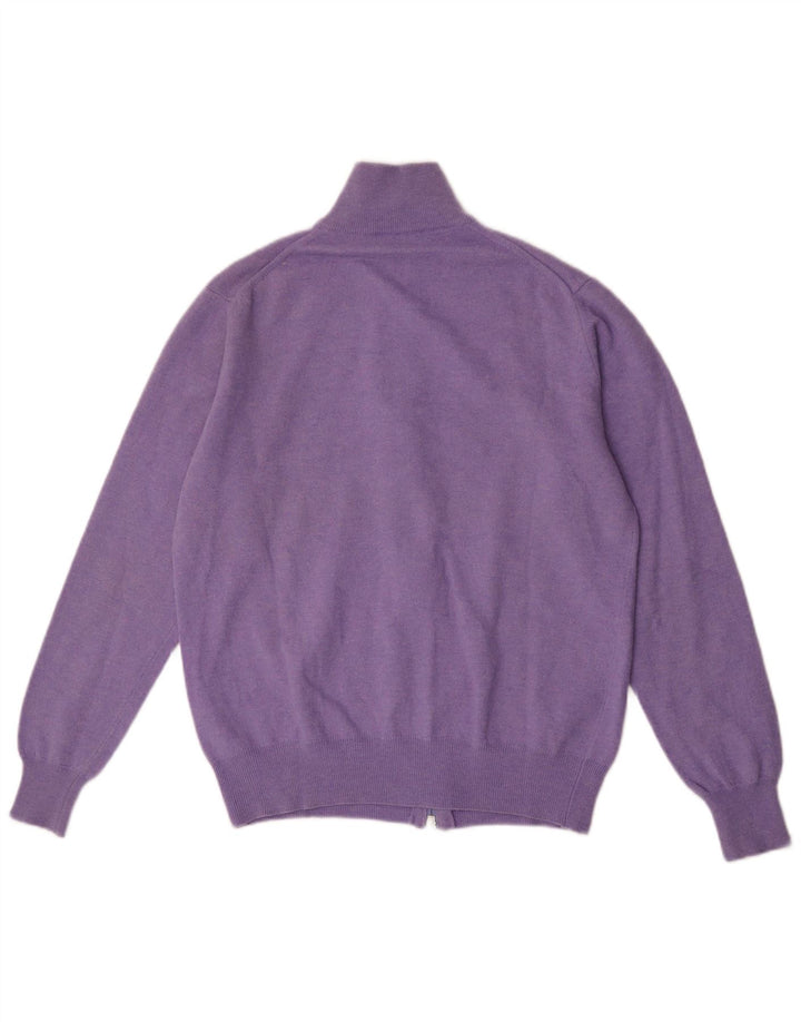 Fred Perry Herre cardigan sweater lille lilla uld