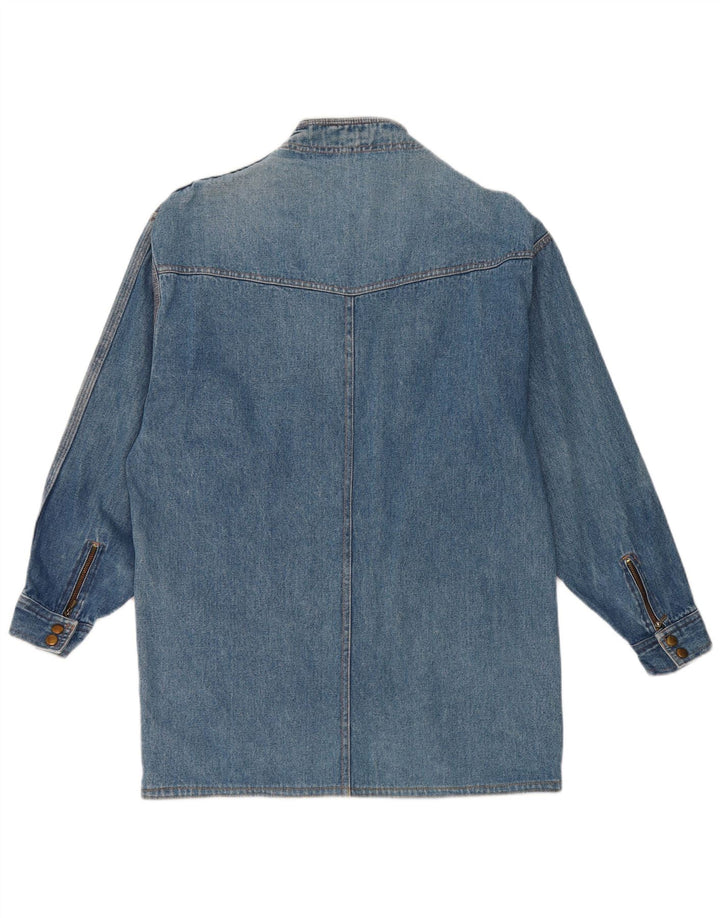 Vintage denimjakke til kvinder UK 14 Medium Blue