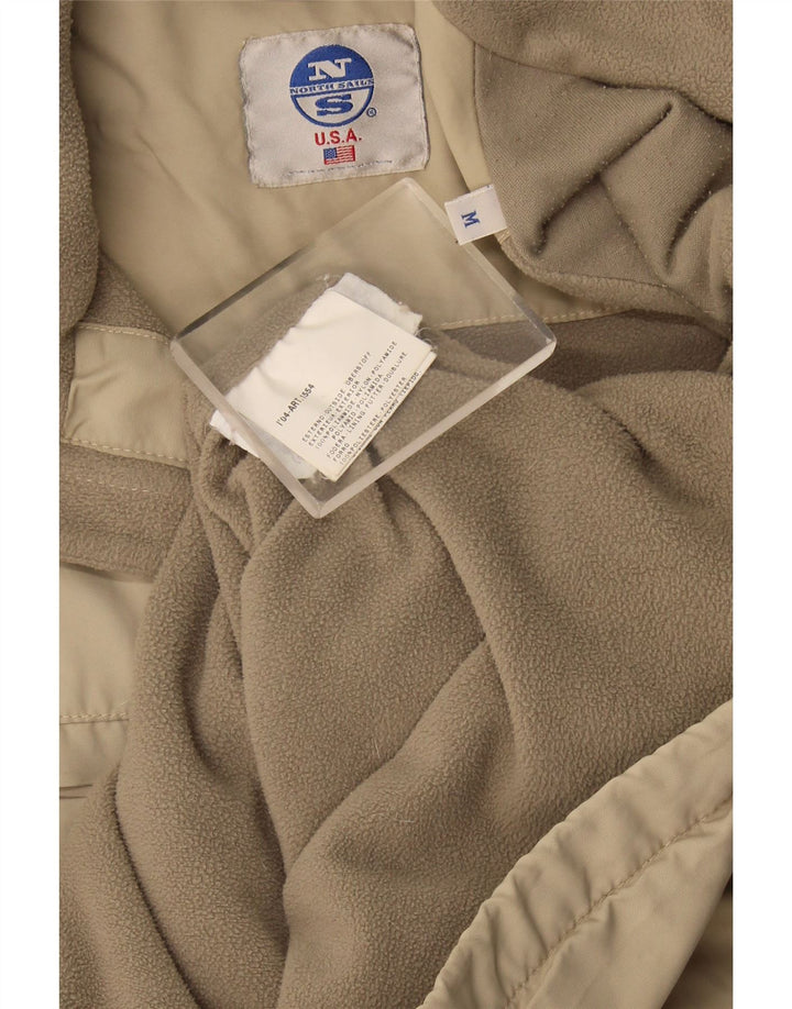 North Sails Herre Windbreaker Jacket UK 38 Medium Beige Polyamid