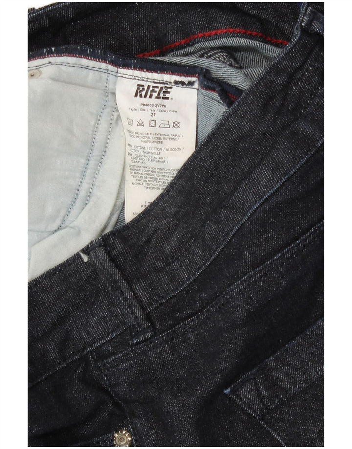 Rifle Dame Flared Jeans W27 L29 Marineblå Bomuld