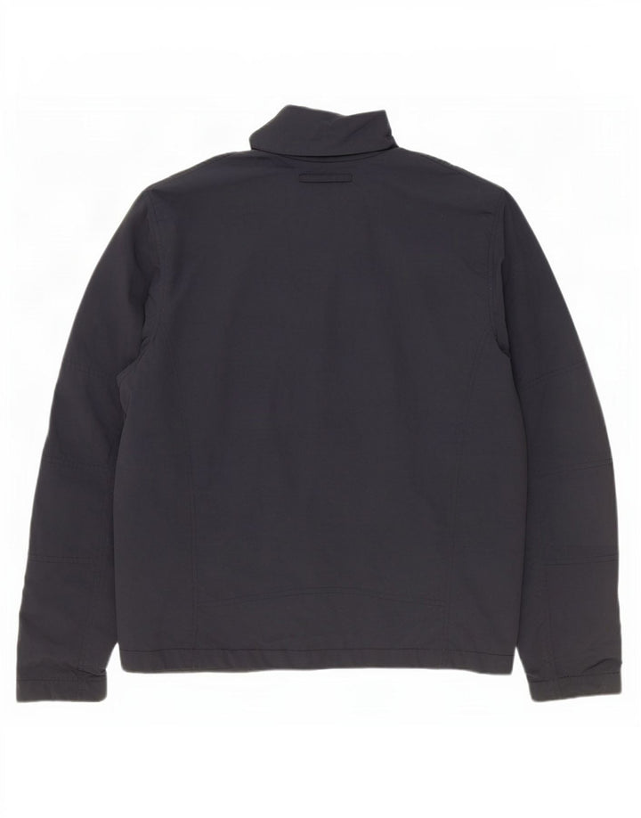 Sergio Tacchini Bomberjakke til mænd UK 40 Stor sort polyester