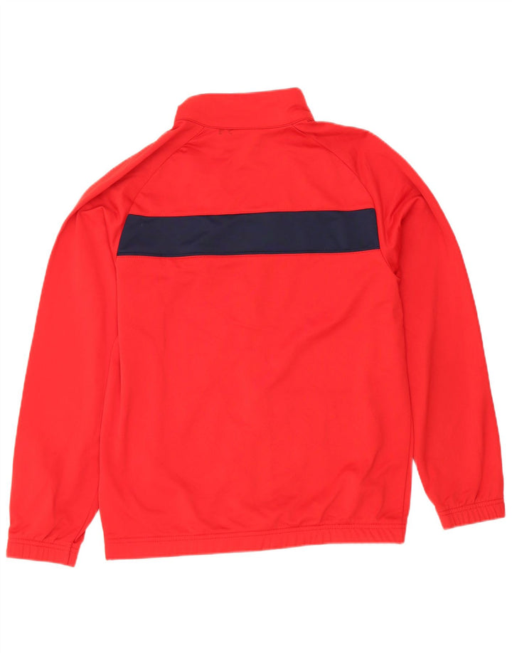 Nike træningsdragt topjakke til drenge 13-14 år XL Rød Colourblock Polyester