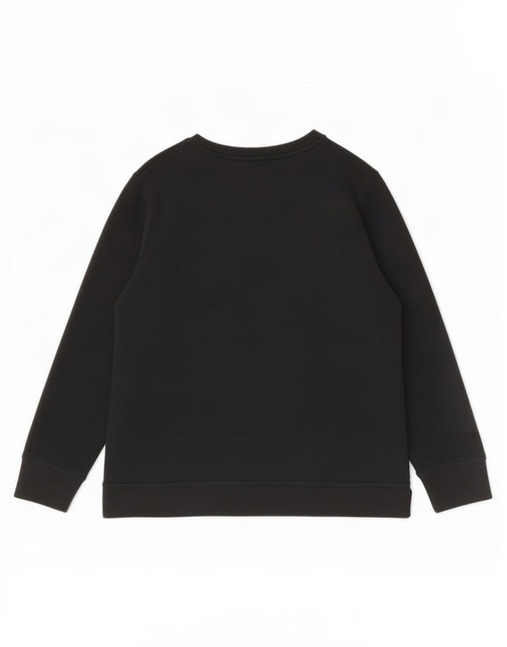 Gap Dame Grafisk Sweatshirt Jumper UK 14 Medium Sort Bomuld