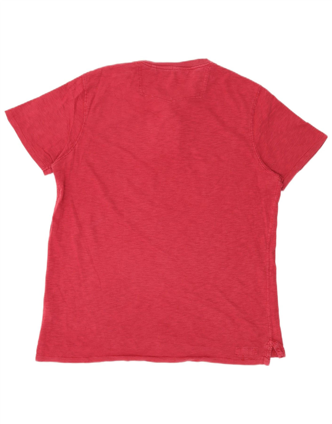 Fat Face Herre T-Shirt Top Stor Rød Bomuld
