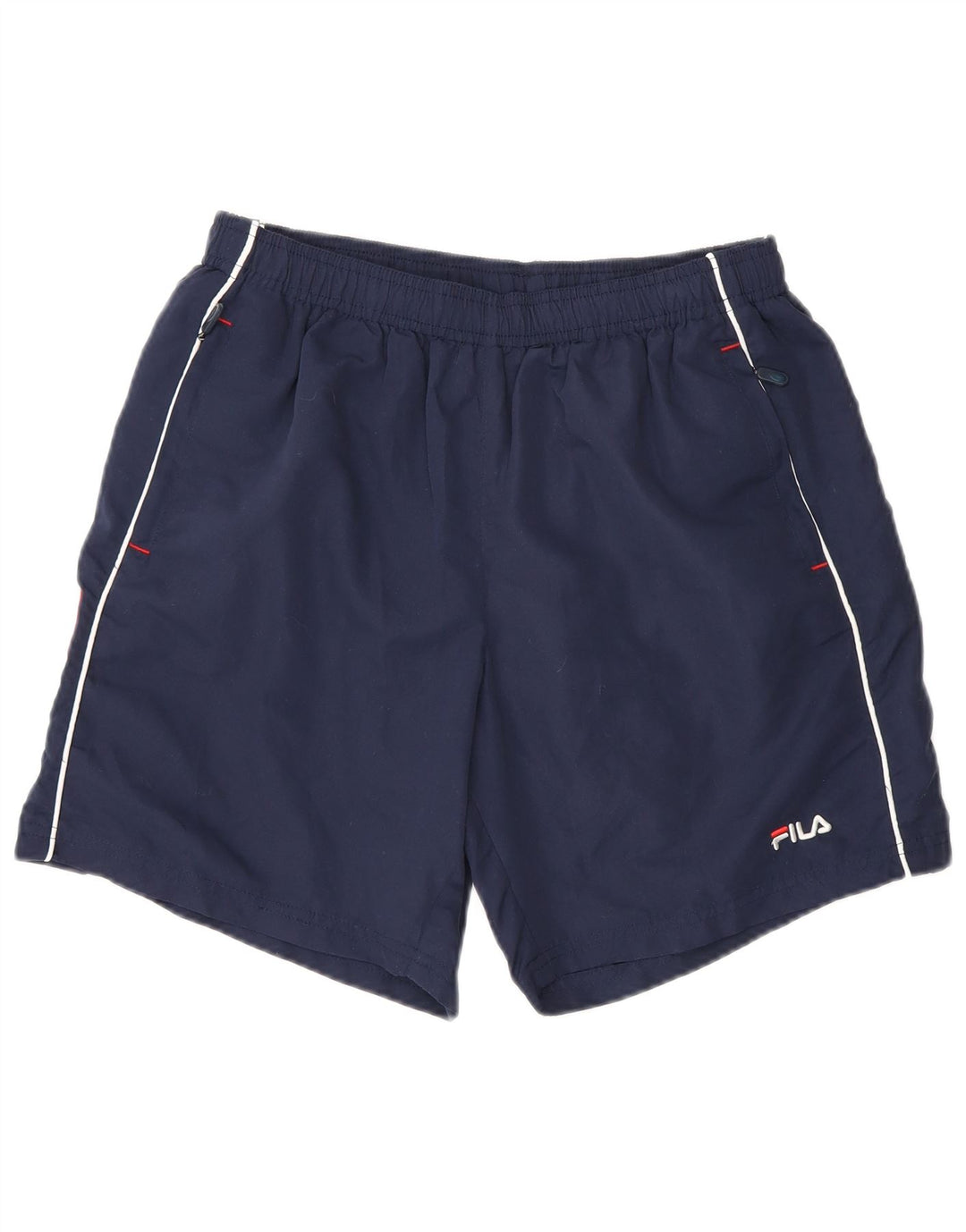 Fila Boys Graphic Sports Shorts 13-14 år XL Navy Blue Polyester