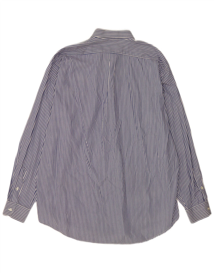 NANI BON Herreskjorte str. 42 Large Blue Pinstripe