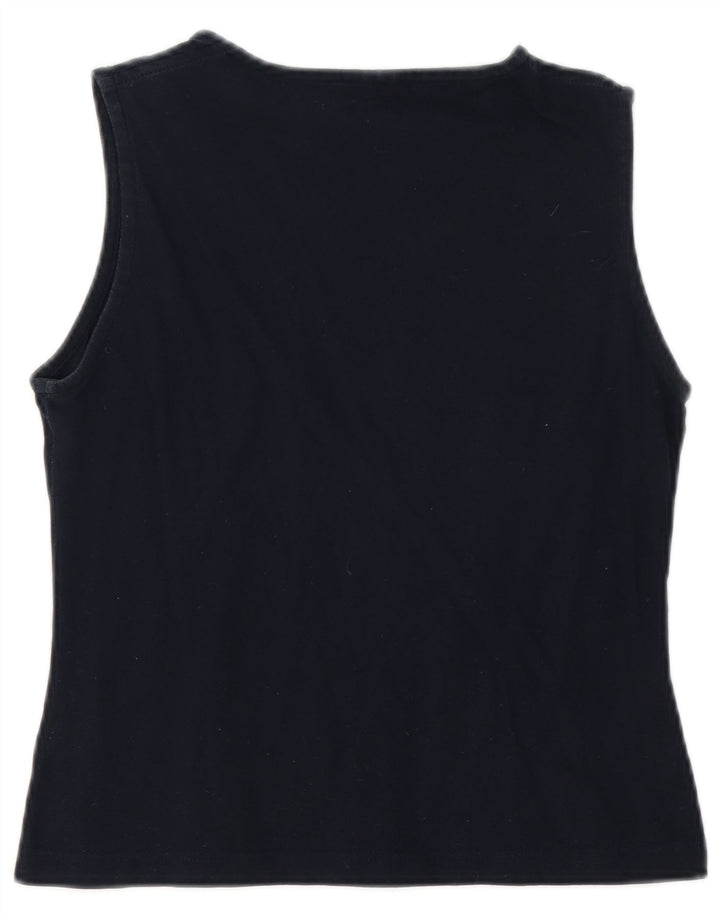 SERGIO TACCHINI Damevest Top UK 12 Medium Navy Blue