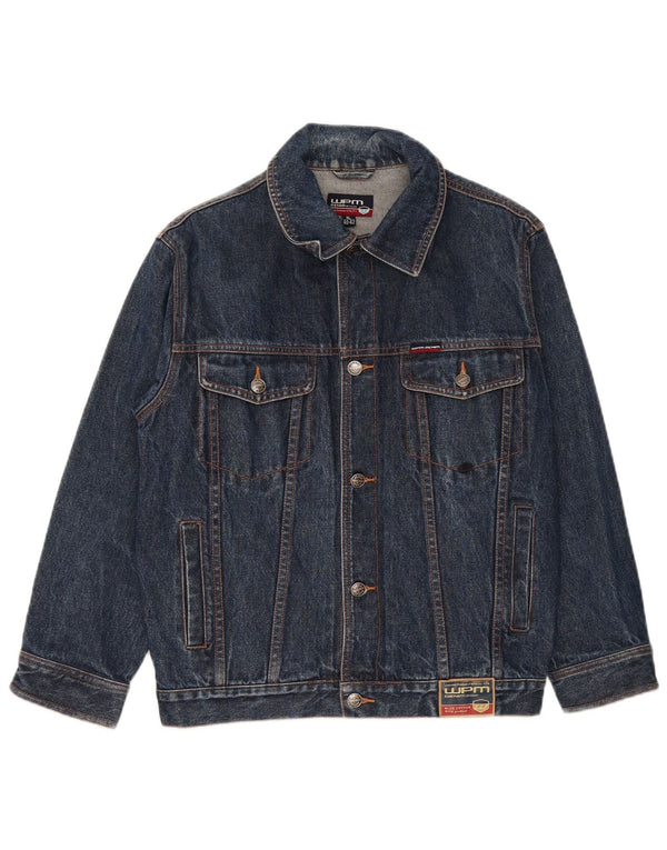WPM Herre denimjakke UK 42 XL Blå Bomuld