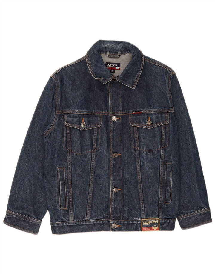 WPM Herre denimjakke UK 42 XL Blå Bomuld