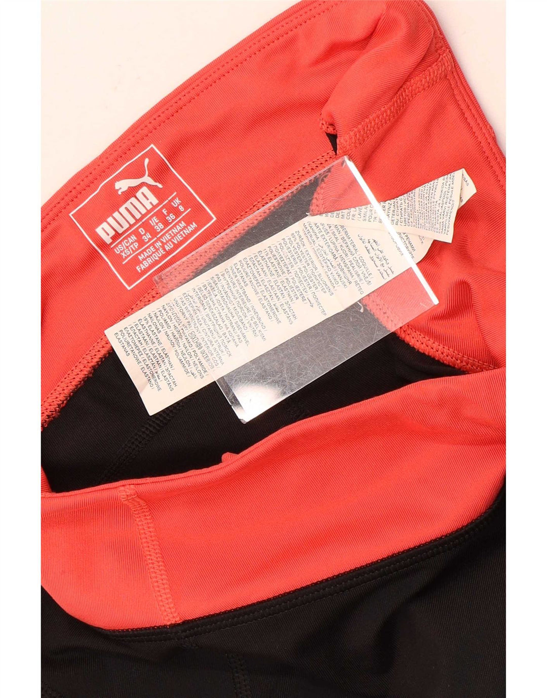 Puma Capri Leggings til kvinder UK 8 Small Black Colourblock Polyester