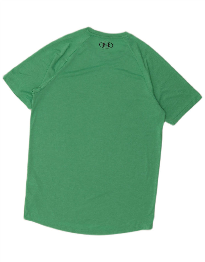 Under Armour Herre Loose Fit T-Shirt Top Lille Grøn Polyester