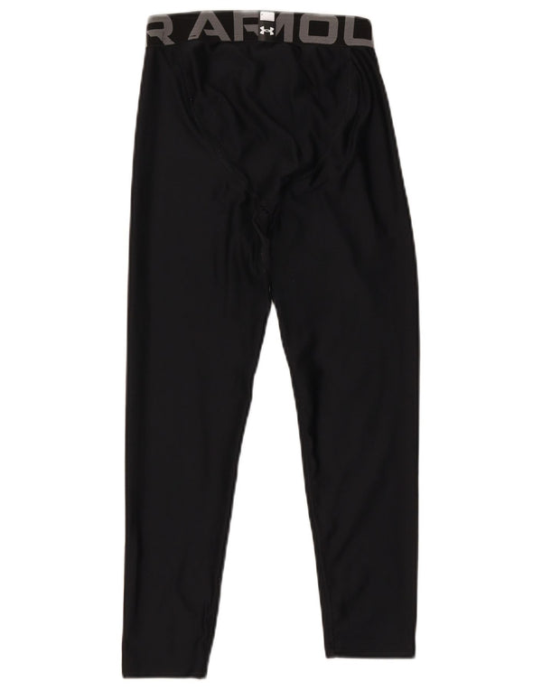 Under Armour Girls Heat Gear Grafiske Leggings 9-10 år Medium Sort