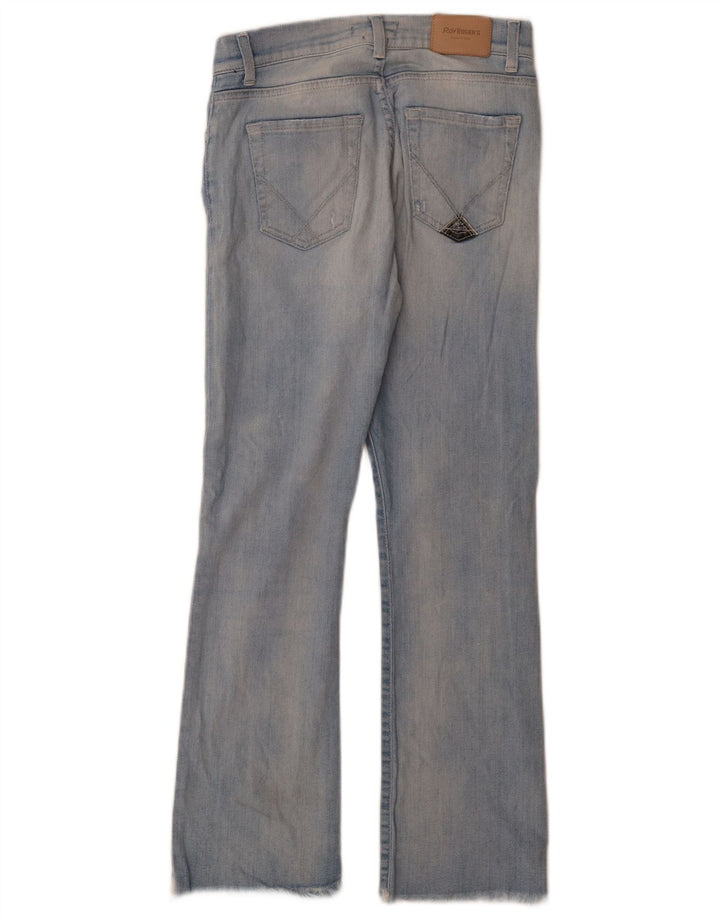 Roy Rogers Dame Distressed Bootcut Jeans W25 L28 Blå Bomuld